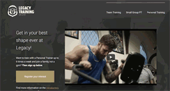 Desktop Screenshot of legacy-training.com
